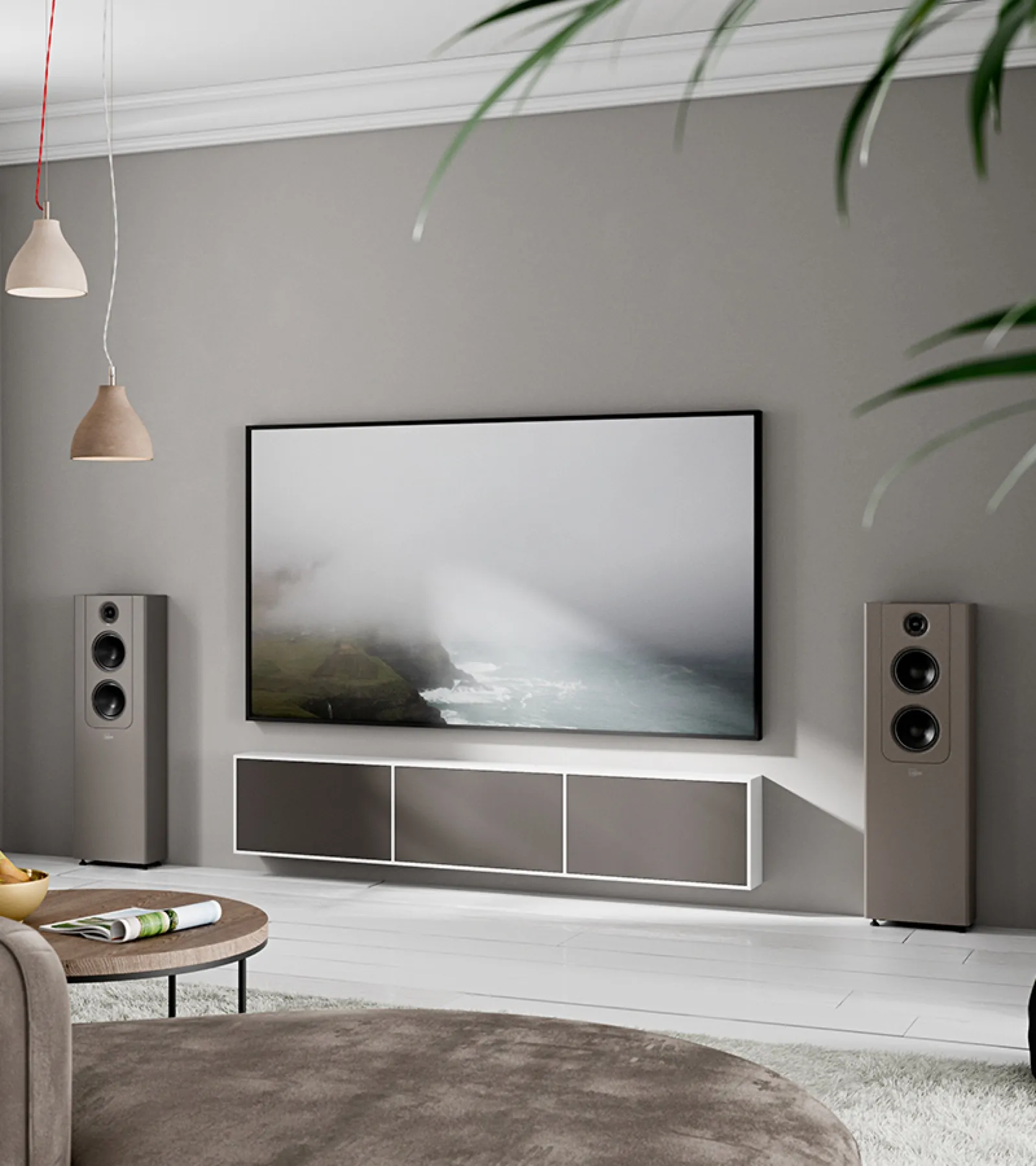 Enceinte murale plate Lyngdorf FR-2.